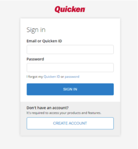 How to create quicken id