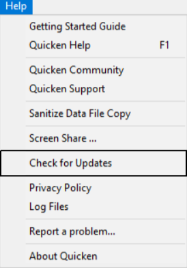 troubleshooting quicken data issues