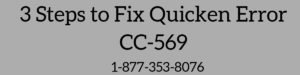 Read more about the article Quicken Error CC-569
