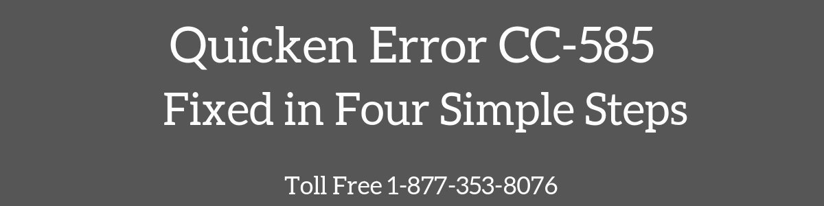 Read more about the article Quicken Error CC-585 (When Using Online Services)