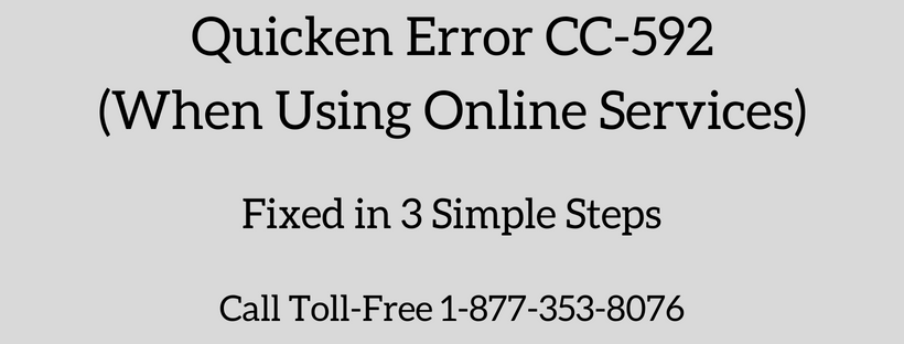 Read more about the article Quicken Error CC-592 (When Using Online Service)