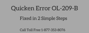Read more about the article Quicken Error OL-209-B (When Using Online Services)