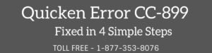Read more about the article Quicken Error CC-899 (When Using Online Services)
