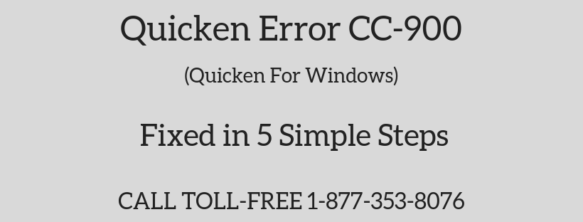 You are currently viewing Quicken Error CC-900 (When Updating Accounts)
