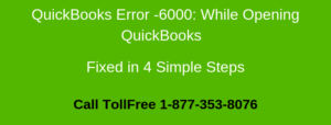 Read more about the article QuickBooks Error 6000: While Opening Company File